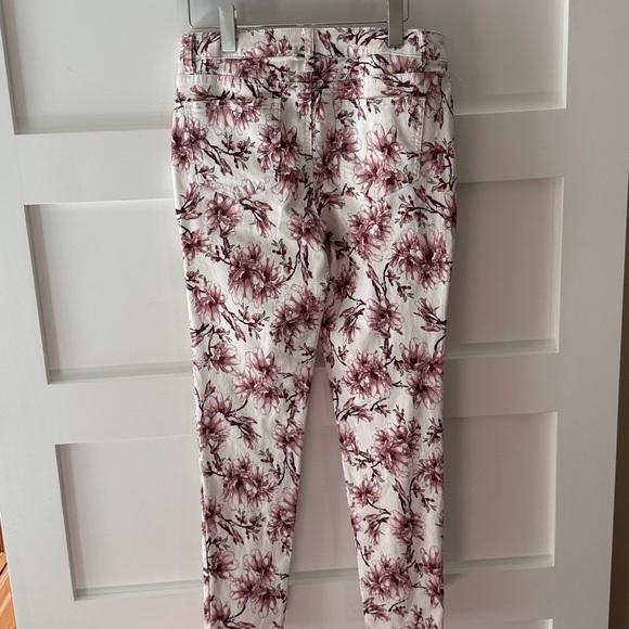 Needle & Cloth Floral Print Skinny Ankle Jeans - Picture 4 of 6